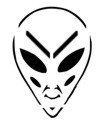 Alien Stencil #4