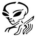 Alien Stencil #6