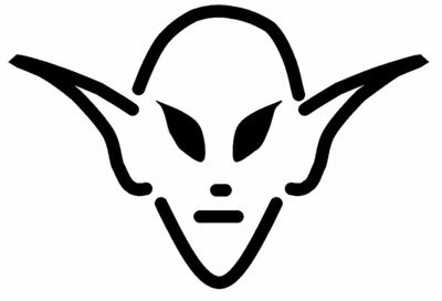 Alien Stencil #8