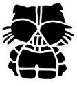 Alien Kitty Stencil