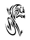 Panther Tribal Stencil #1