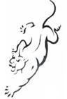 Panther Stencil #3