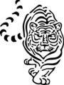 Tiger Stencil #3