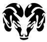 Ram Head #1 Stencil