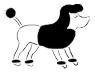Poodle Dog Stencil