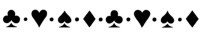 Arm/Ankleband Playing Card Armband Stencil