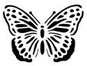 Butterfly Stencil #1