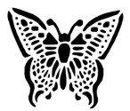 Butterfly Stencil #4