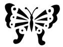 Butterfly Stencil #7