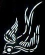 Diving Swallow Stencil #1