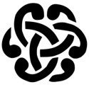 Circular Celtic Knot Stencil #12