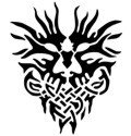 Celtic Cat Stencil #15
