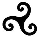 Celtic Triskelion Stencil #17