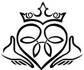 Claddagh Ring Stencil #22