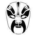 Japanese Mask Armband Stencil
