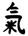 Chinese &quot;Energy&quot; Character Stencil