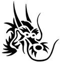 Dragon Stencil #22