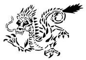 Dragon Stencil #10