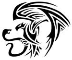 Dragon/Snake Stencil #27