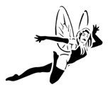 Fairy Stencil #6