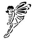 Fairy Stencil #7
