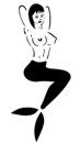 Mermaid Stencil #1