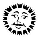 Smiling Sun Stencil #2