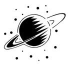 Saturn Stencil