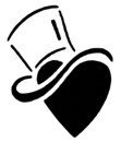Tophat/Heart Stencil #3