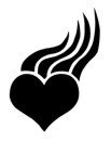 Tribal Heart Stencil #9