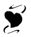 Curved Heart Stencil #15