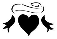 Banner/Heart Stencil #18