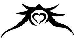 Tribal Heart Stencil #26