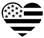 Stars/Heart Stencil #28