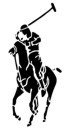 Polo Horse Stencil #4
