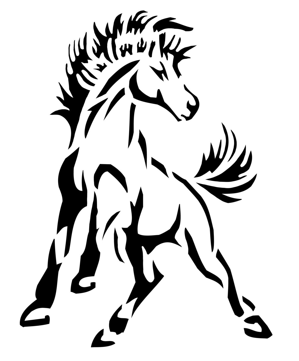 Horse Stencil #1