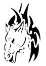 Horse Stencil #3