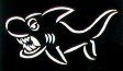 Smiling Shark Stencil #2