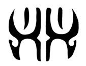 Maori Male Mask Stencil #4