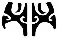 Maori Female Mask Stencil #6