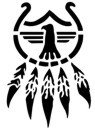 Native American &quot;Dream Catcher&quot; Stencil #14