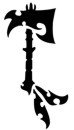 Native American &quot;Tomakawk&quot; Stencil #15