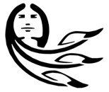 Native American &quot;Squaw&quot; Stencil #25