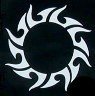 Navel &quot;Tribal Sun&quot; Stencil #5
