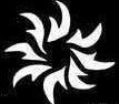 Navel &quot;Tribal&quot; Stencil #7