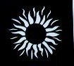 Navel &quot;Sun&quot; Stencil #11