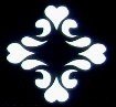 Navel &quot;Hearts&quot; Stencil #14