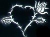 Navel &quot;Heart/Rose&quot; Stencil #18