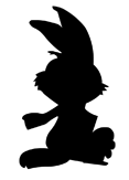 Easter Bunny Stencil
