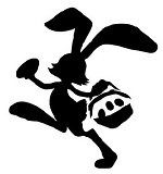 Easter Bunny #2 Stencil